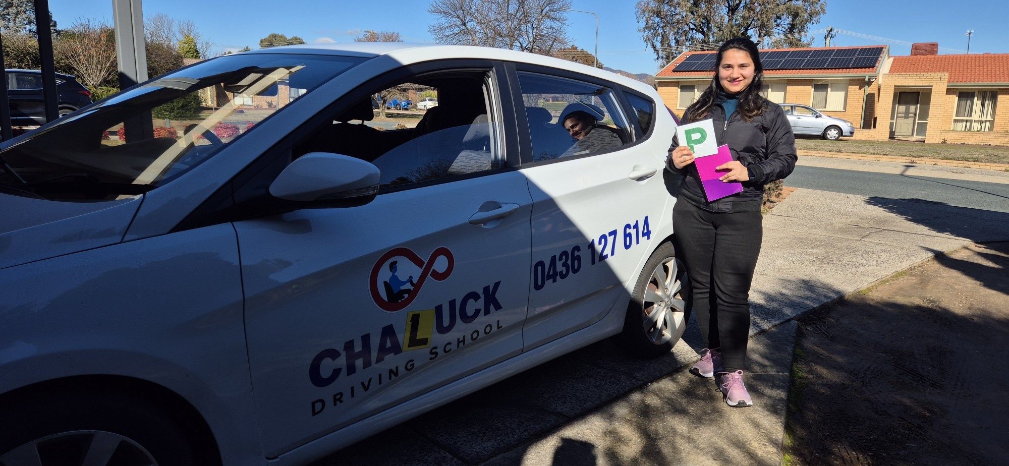 Chaluck Driving School Logo - Nepali Driving Instructor in Tuggeranong, Canberra
